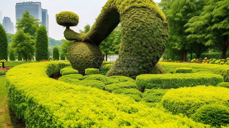 屋顶花园园林景观设计效果图：打造绿色生态新空间